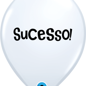 Branco estampado Sucesso Qualatex®