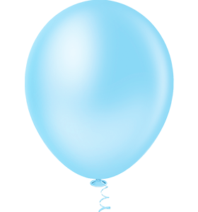Balão 9" Gran Festa Azul Claro