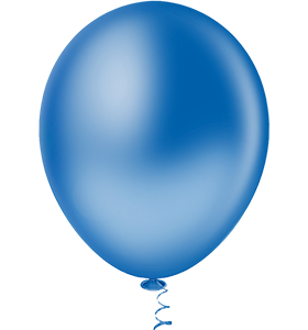 Balão 9" Gran Festa Azul Royal