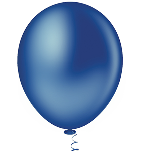 Balão 9" Gran Festa Azul Escuro