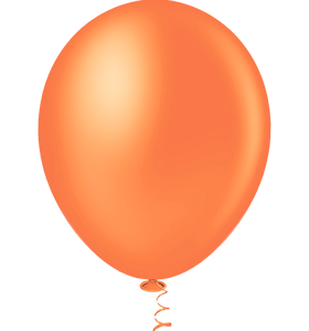 Balão 9" Gran Festa Laranja
