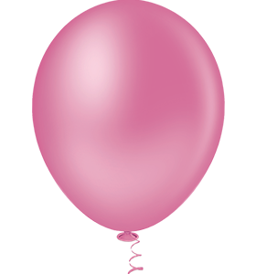 Balão 9" Gran Festa Rosa Forte