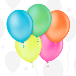 Balão 9″ Gran Festa Neon Sortido