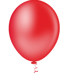 Balão 9" Gran Festa Vermelho