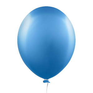 Balão 9″ Redondo Azul