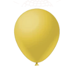 Balão FestBall 9" Premium Amarelo