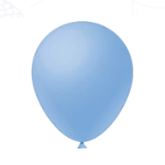 Balão FestBall 9" Premium Azul Claro