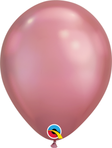Balão Chrome 11" Mauve Qualatex