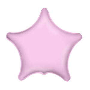 ESTRELA METALIZADA 20'' ROSA BABY