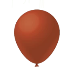 Balão FestBall 9" Premium Terracota