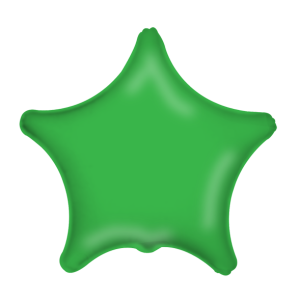 ESTRELA METALIZADA 20'' VERDE ESCURO